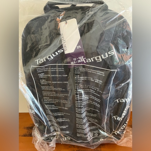 TARGUS 27L GEOLITE ADVANCED 15.6 INCH LAPTOP BACKPACK STEEL GREY TBB013US NEW - Picture 5 of 14